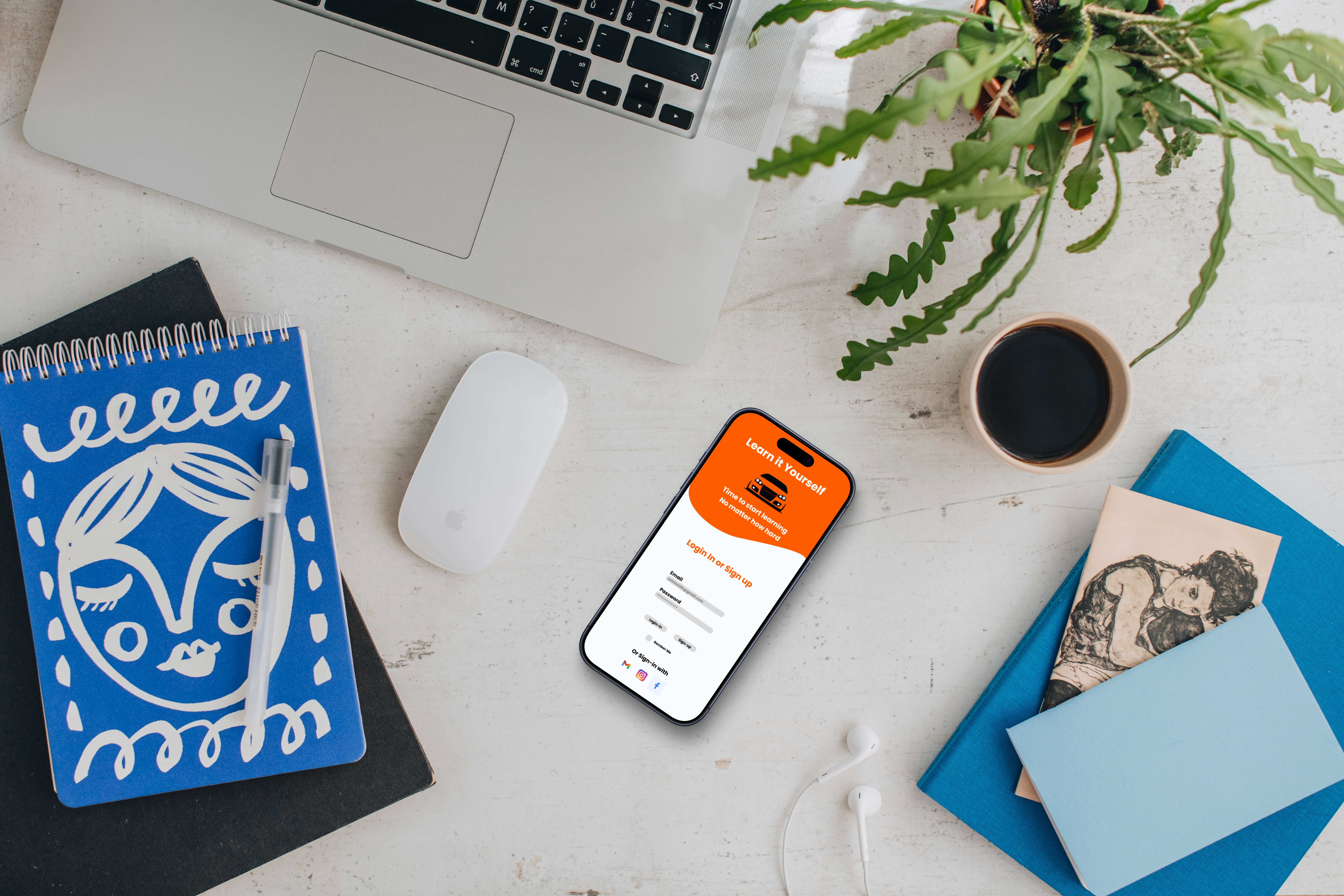 Learn It app homescreen
